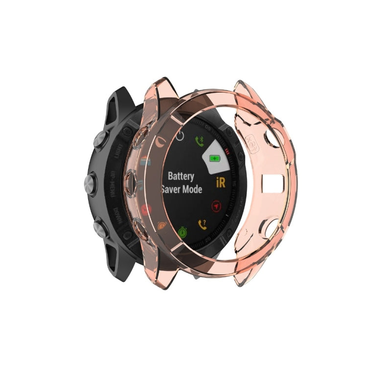Custodia protettiva in TPU a mezza copertura per smartwatch, For Garmin Fenix 6 / 6 Pro, For Garmin Fenix 6S / 6S Pro, For Garmin Fenix 6X / 6X Pro