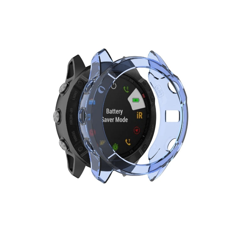 Custodia protettiva in TPU a mezza copertura per smartwatch, For Garmin Fenix 6 / 6 Pro, For Garmin Fenix 6S / 6S Pro, For Garmin Fenix 6X / 6X Pro