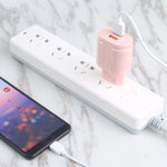 13-22 2.1A Dual USB Caricabatterie da viaggio Macarons,, EU Plug, US Plug