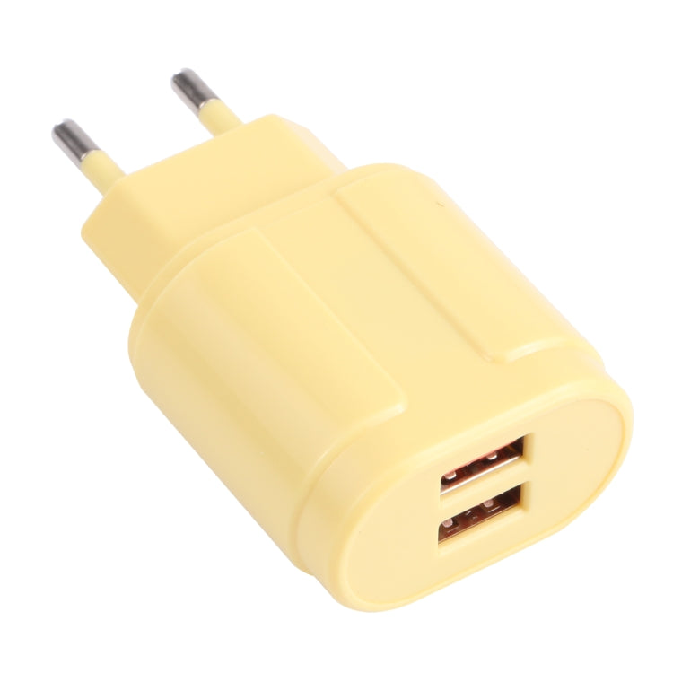 13-22 2.1A Dual USB Caricabatterie da viaggio Macarons,, EU Plug, US Plug
