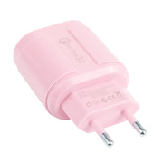 13-3 QC3.0 Caricatore da viaggio Macarons con interfaccia USB singola,, EU Plug, US Plug