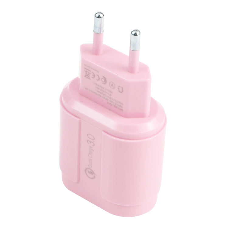 13-3 QC3.0 Caricatore da viaggio Macarons con interfaccia USB singola,, EU Plug, US Plug