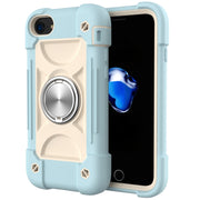 Custodia protettiva antiurto in silicone + PC con supporto a doppio anello, For iPhone 6/6s/7/8/SE 2022 / SE 2020, For iPhone 6 Plus/6s Plus/7 Plus/8 Plus