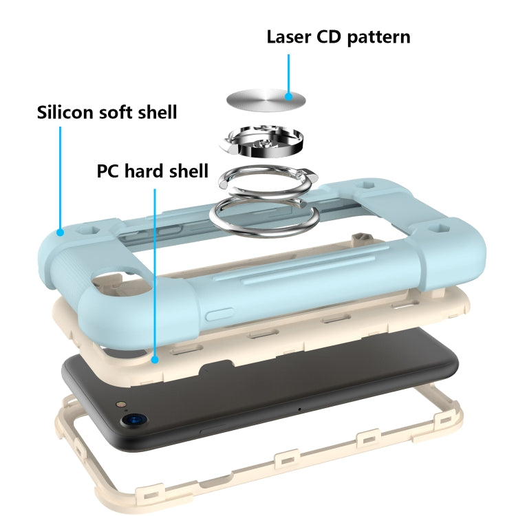 Custodia silicone e PC per iPhone 6/7/8/SE 2022/2020