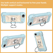 Custodia protettiva antiurto in silicone + PC con supporto a doppio anello, For iPhone 6/6s/7/8/SE 2022 / SE 2020, For iPhone 6 Plus/6s Plus/7 Plus/8 Plus