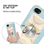 Custodia protettiva antiurto in silicone + PC con supporto a doppio anello, For iPhone 6/6s/7/8/SE 2022 / SE 2020, For iPhone 6 Plus/6s Plus/7 Plus/8 Plus