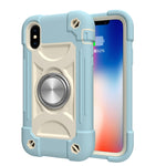 Custodia protettiva in silicone e PC per iPhone XS Max e iPhone 1