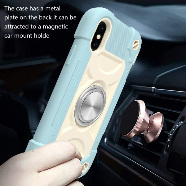 Custodia protettiva in silicone e PC per iPhone XS Max e iPhone 1