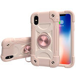 Custodia protettiva in silicone e PC per iPhone XS Max e iPhone 1