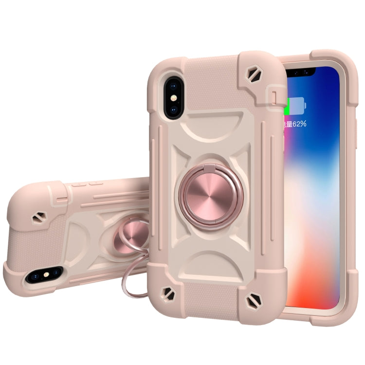 Custodia protettiva in silicone e PC per iPhone XS Max e iPhone 1