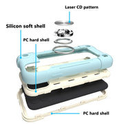 Custodia protettiva antiurto in silicone + PC con supporto a doppio anello, For iPhone 11 Pro Max, For iPhone 12 mini