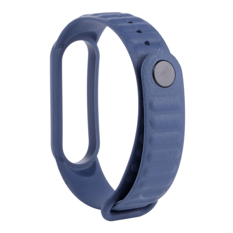 Per Xiaomi Mi Band 6/5 Cinturino di ricambio per cinturino in pelle di silicone universale