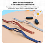 Per Xiaomi Mi Band 6/5 Cinturino di ricambio per cinturino in pelle di silicone universale