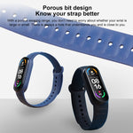 Per Xiaomi Mi Band 6/5 Cinturino di ricambio per cinturino in pelle di silicone universale
