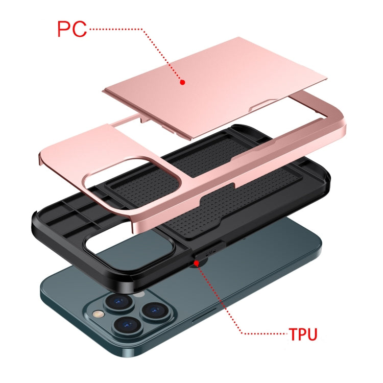 Custodia protettiva con slot per schede per iPhone 13 Pro