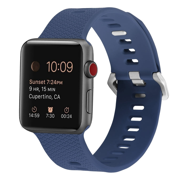 Cinturino di ricambio in silicone per Apple Watch Series, 7 41mm / 6 & SE & 5 & 4 40mm / 3 & 2 & 1 38mm, 7 45mm / 6 & SE & 5 & 4 44mm / 3 & 2 & 1 42mm