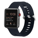 Cinturino di ricambio in silicone per Apple Watch Series, 7 41mm / 6 & SE & 5 & 4 40mm / 3 & 2 & 1 38mm, 7 45mm / 6 & SE & 5 & 4 44mm / 3 & 2 & 1 42mm