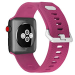 Cinturino di ricambio in silicone per Apple Watch Series, 7 41mm / 6 & SE & 5 & 4 40mm / 3 & 2 & 1 38mm, 7 45mm / 6 & SE & 5 & 4 44mm / 3 & 2 & 1 42mm