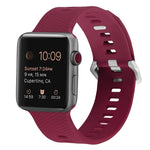 Cinturino di ricambio in silicone per Apple Watch Series, 7 41mm / 6 & SE & 5 & 4 40mm / 3 & 2 & 1 38mm, 7 45mm / 6 & SE & 5 & 4 44mm / 3 & 2 & 1 42mm