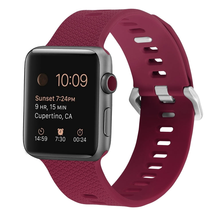 Cinturino di ricambio in silicone per Apple Watch Series, 7 41mm / 6 & SE & 5 & 4 40mm / 3 & 2 & 1 38mm, 7 45mm / 6 & SE & 5 & 4 44mm / 3 & 2 & 1 42mm