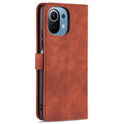 AZNS Skin Feel Calf Texture Custodia in pelle con apertura orizzontale con slot per carte, supporto e portafoglio, For Xiaomi Mi 11 Lite, For Xiaomi Mi 11 Ultra