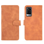 Tinta unita Skin Feel Fibbia magnetica Flip orizzontale Custodia in pelle PU con struttura in vitello con supporto e slot per schede e portafoglio, For vivo X60 Pro / X60 5G, For Nokia C10