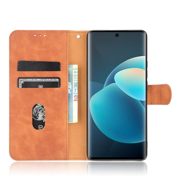 Tinta unita Skin Feel Fibbia magnetica Flip orizzontale Custodia in pelle PU con struttura in vitello con supporto e slot per schede e portafoglio, For vivo X60 Pro / X60 5G, For Nokia C10