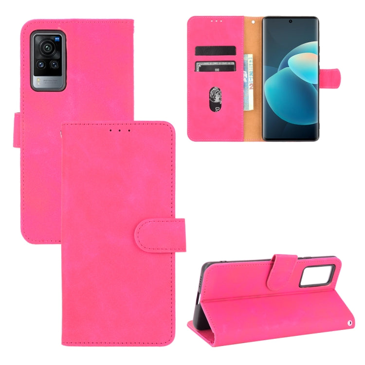 Tinta unita Skin Feel Fibbia magnetica Flip orizzontale Custodia in pelle PU con struttura in vitello con supporto e slot per schede e portafoglio, For vivo X60 Pro / X60 5G, For Nokia C10