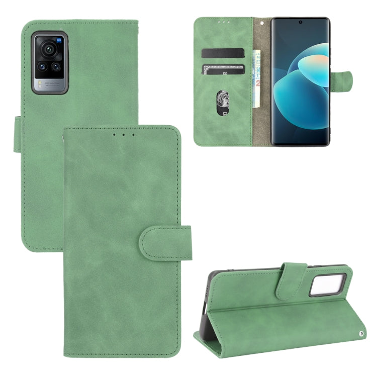 Tinta unita Skin Feel Fibbia magnetica Flip orizzontale Custodia in pelle PU con struttura in vitello con supporto e slot per schede e portafoglio, For vivo X60 Pro / X60 5G, For Nokia C10