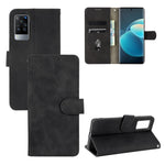 Tinta unita Skin Feel Fibbia magnetica Flip orizzontale Custodia in pelle PU con struttura in vitello con supporto e slot per schede e portafoglio, For vivo X60 Pro / X60 5G, For Nokia C10