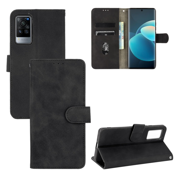Tinta unita Skin Feel Fibbia magnetica Flip orizzontale Custodia in pelle PU con struttura in vitello con supporto e slot per schede e portafoglio, For vivo X60 Pro / X60 5G, For Nokia C10