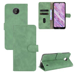 Tinta unita Skin Feel Fibbia magnetica Flip orizzontale Custodia in pelle PU con struttura in vitello con supporto e slot per schede e portafoglio, For vivo X60 Pro / X60 5G, For Nokia C10