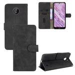 Tinta unita Skin Feel Fibbia magnetica Flip orizzontale Custodia in pelle PU con struttura in vitello con supporto e slot per schede e portafoglio, For vivo X60 Pro / X60 5G, For Nokia C10