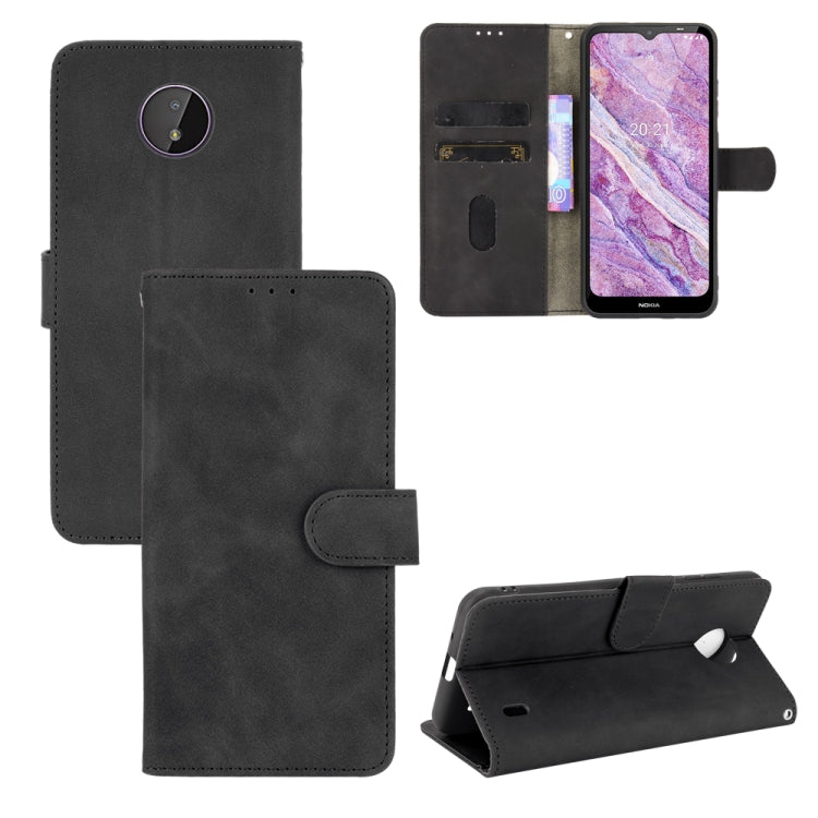 Tinta unita Skin Feel Fibbia magnetica Flip orizzontale Custodia in pelle PU con struttura in vitello con supporto e slot per schede e portafoglio, For vivo X60 Pro / X60 5G, For Nokia C10