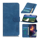 KHAZNEH Retro Texture PU + TPU Custodia in pelle a vibrazione orizzontale con supporto, slot per carte e portafoglio, For Nokia C01 Core, For Nokia C01 Plus