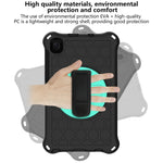 Per Samsung Galaxy Tab A7 Lite 8.7 2021 T220 / T225 Custodia protettiva per PC in silicone antiurto con rotazione a 360 gradi a nido d'ape con supporto e tracolla e cinturino, For Samsung Galaxy Tab A7 Lite 8.7 2021 T220 / T225