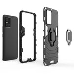 Custodia protettiva antiurto per PC + TPU con supporto per anello magnetico, For vivo S10 / S10 Pro, For Samsung Galaxy A03s 164mm