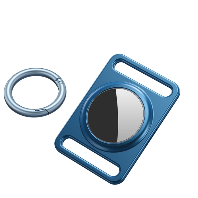 Custodia protettiva in metallo magnetico con anello portachiavi commutabile per AirTag