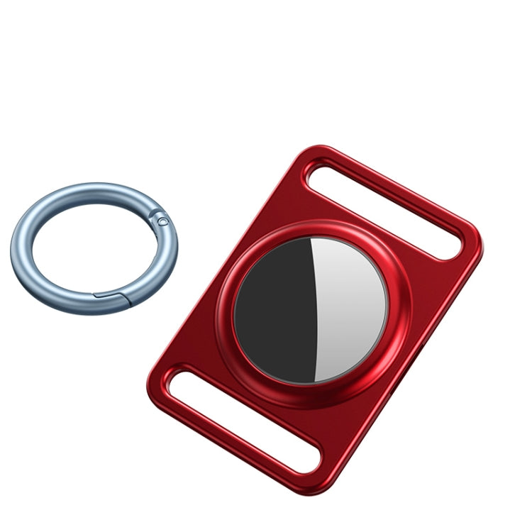 Custodia protettiva in metallo magnetico con anello portachiavi commutabile per AirTag