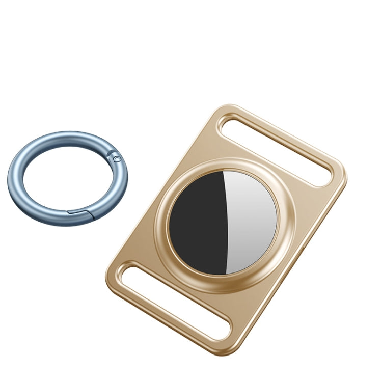 Custodia protettiva in metallo magnetico con anello portachiavi commutabile per AirTag