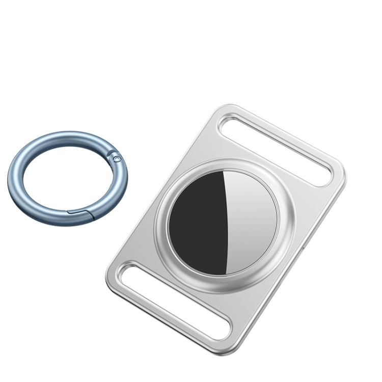 Custodia protettiva in metallo magnetico con anello portachiavi commutabile per AirTag