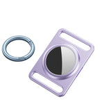 Custodia protettiva in metallo magnetico con anello portachiavi commutabile per AirTag