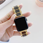 Cinturino ricambio in acciaio e ceramica per Apple Watch
