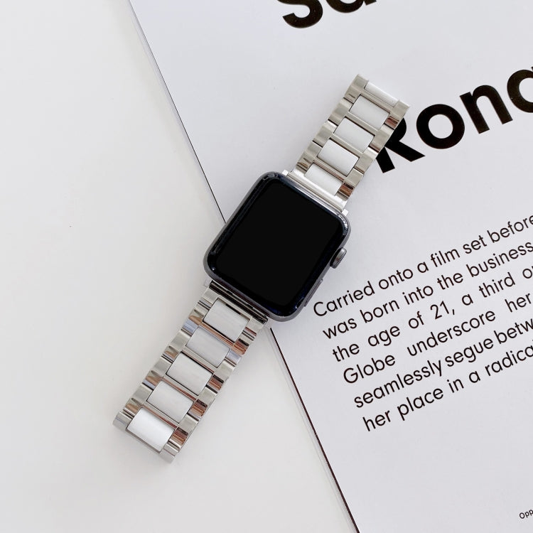 Cinturino ricambio in acciaio e ceramica per Apple Watch