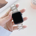 Cinturino ricambio in acciaio e ceramica per Apple Watch