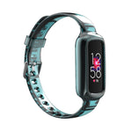 Cinturino di ricambio integrato in silicone, For Fitbit Luxe