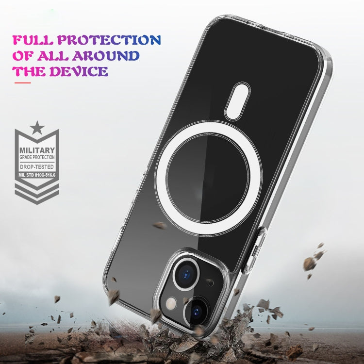 Custodia Magsafe Semplice anello magnetico Custodia antiurto per PC + TPU in acrilico trasparente all-inclusive, For iPhone 13 mini, For iPhone 13, For iPhone 13 Pro, For iPhone 13 Pro Max