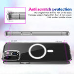 Custodia Magsafe Semplice anello magnetico Custodia antiurto per PC + TPU in acrilico trasparente all-inclusive, For iPhone 13 mini, For iPhone 13, For iPhone 13 Pro, For iPhone 13 Pro Max
