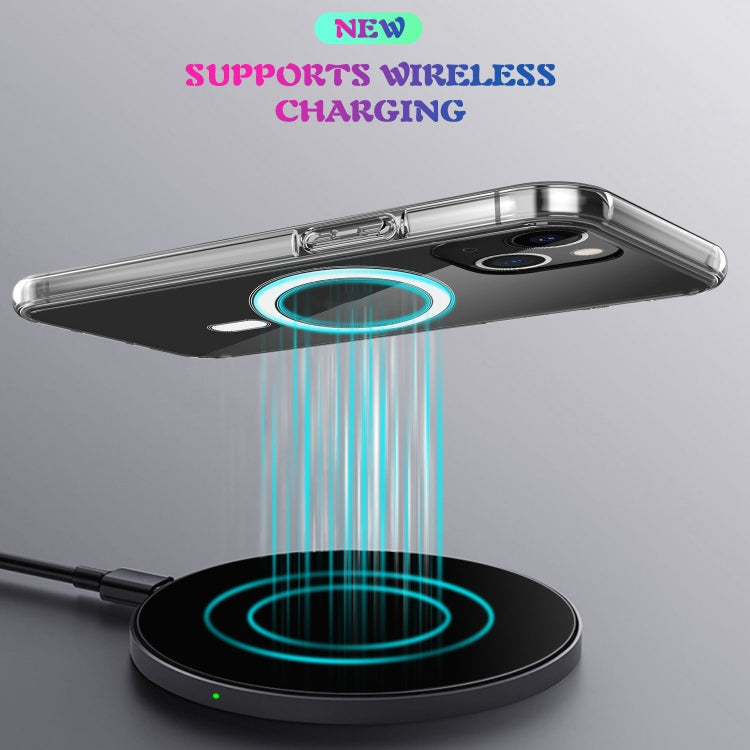 Custodia Magsafe Semplice anello magnetico Custodia antiurto per PC + TPU in acrilico trasparente all-inclusive, For iPhone 13 mini, For iPhone 13, For iPhone 13 Pro, For iPhone 13 Pro Max