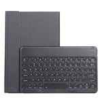 YAM13 Custodia in pelle per tastiera Bluetooth con copritastiera tondo staccabile in pelle di agnello con supporto, For Lenovo Pad Pro 11.5 inch 2021 TB-J716F